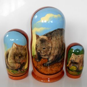 Wombat nesting Doll Babooshki s