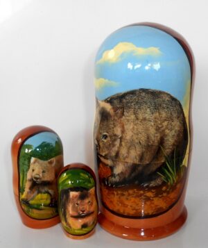 Wombat nesting Doll Babooshki s