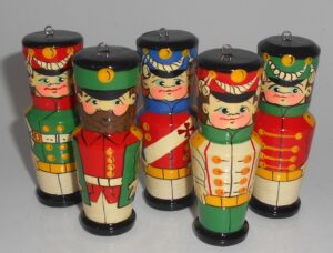 Christmas décor Hussars 1812 war 5-set BOX SET - 5