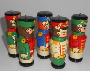 Christmas décor Hussars 1812 war 5-set BOX SET - 2