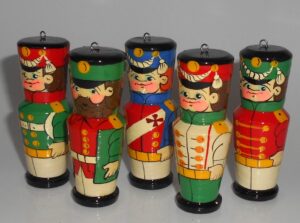 Christmas décor Hussars 1812 war 5-set BOX SET - 3