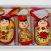 Christmas décor traditional Semenov 7-set nesting Doll Babooshki s BOX SET