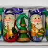 Christmas décor Santas and Xmas tree 7-set   Babushka Matryoshka nesting Doll  Babooshki Babushkas BOX SET