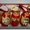 Christmas décor babushkas with churches 7-set   Babushka Matryoshka nesting Doll  Babooshki Babushkas BOX SET