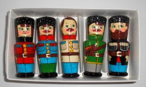 Christmas décor  Cossacks 1910 5-set BOX SET