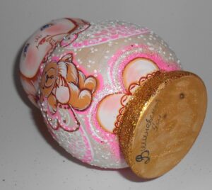 Fatty Angels Bear Matty Teddy pink bow nesting Doll Babooshki s
