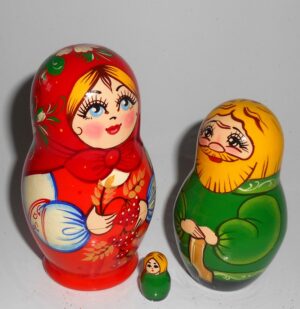 Nolinsk Milley village family 6-set nesting Doll Babooshki s Classic Village Traditional