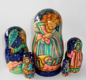 Nativity large multifigured II nesting Doll Babooshki s