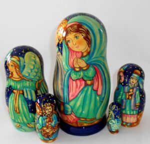 Nativity large multifigured II nesting Doll Babooshki s