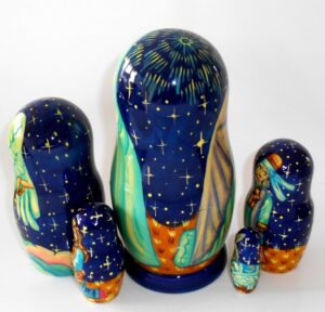 Nativity large multifigured II nesting Doll Babooshki s
