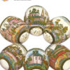 6 set Golden Circle Churches , Easter Egg Shrinking Wraps