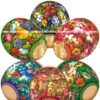 6 set Traditions Flower Motives   , Easter Egg Shrinking Wraps