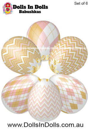 6 set Rombiki , Easter Egg Shrinking Wraps