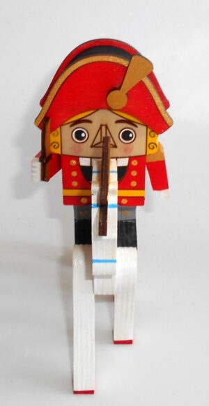 Nutcracker on a Horse nesting Doll Babooshki s