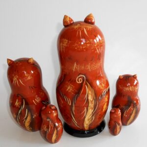 Funny Kangaroo 5-set huge nesting Doll Babooshki s