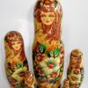 Flower Fairy with butterfly III Babushka Matryoshka nesting Doll Babooshki Babushkas