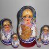 Bride in purple outfit nesting Doll Babooshki s