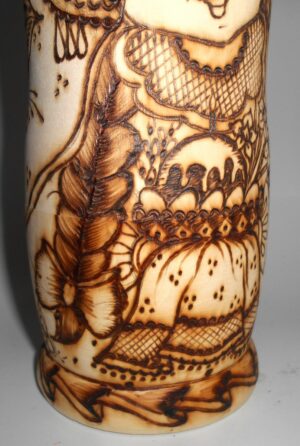 Village girls with Easter pies and eggs nesting Doll Babooshki s