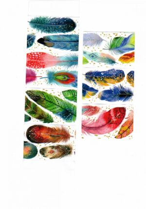 7 set Feathers of magic    , Easter Egg Shrinking Wraps - 2