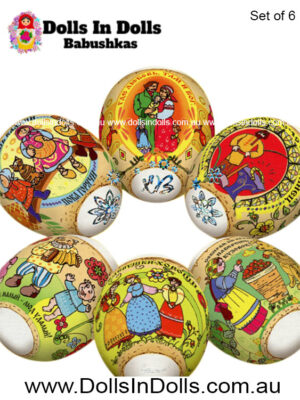6 set  Love Tales- Lyubochnyye kartinki   Easter Egg Shrinking Wraps