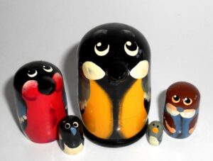 MINI Penguin yellow tummy mini 5-set TINY