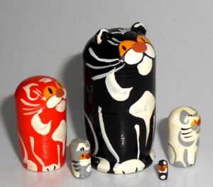 MINI Black Cat family mini 5-set TINY