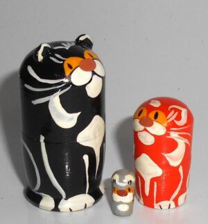 MINI Black Cat family mini 5-set TINY