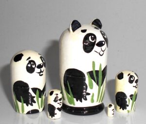 MINI Panda with bamboo mini 5-set TINY