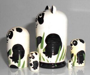 MINI Panda with bamboo mini 5-set TINY