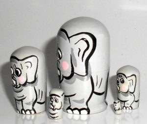 MINI Funny elephant mini 5-set TINY