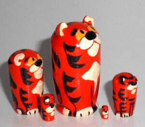 MINI Funny tiger mini 5-set TINY