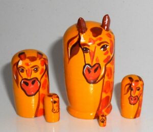 MINI Funny giraffe mini 5-set TINY