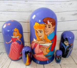 Sleeping Beauty nesting Doll Babooshki s