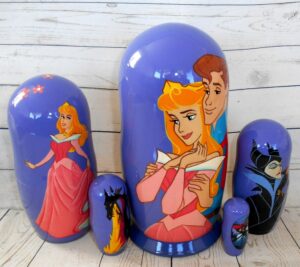 Sleeping Beauty nesting Doll Babooshki s