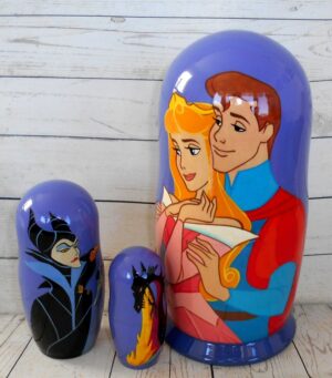 Sleeping Beauty nesting Doll Babooshki s