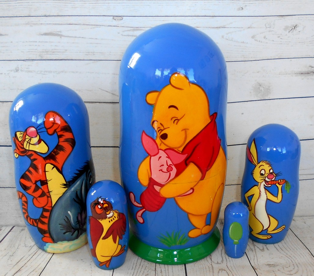 winnie the pooh russian nesting dolls