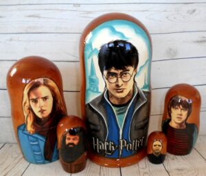 Harry Potter Babushka Matryoshka nesting Doll  Babooshki Babushkas
