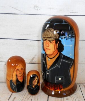 ACDC small nesting Doll Babooshki s