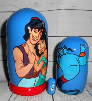 Aladdin Jasmin small nesting Doll Babooshki s