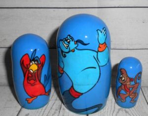 Aladdin Jasmin small nesting Doll Babooshki s