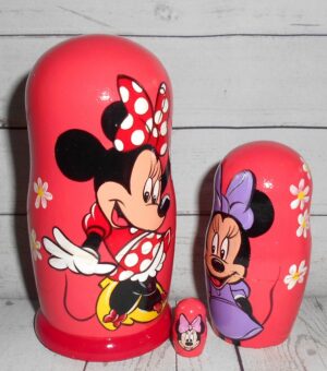 Minnie Mouse nesting Doll Babooshki s