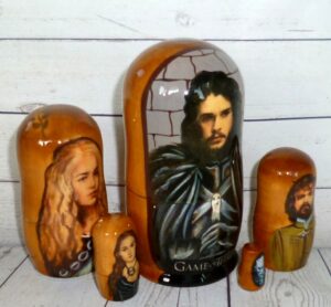 Game of Thrones III small nesting Doll Babooshki s