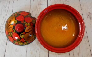 Khokhloma Large Sugar & two Candy Bowls with 3 spoons II - 4