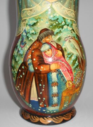 Father Frost Fairy Tale Large korobnick nesting Doll Babooshki s