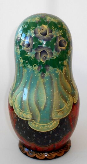 Father Frost Fairy Tale Large korobnick nesting Doll Babooshki s