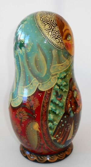 Father Frost Fairy Tale Large korobnick nesting Doll Babooshki s