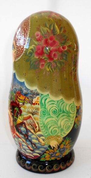 Troyka Large korobnick nesting Doll Babooshki s