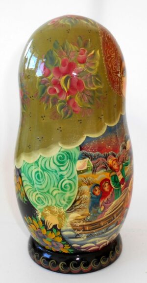 Troyka Large korobnick nesting Doll Babooshki s