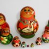 MINI with Gooze 10-set TINY Babushka Matryoshka nesting Doll Babooshki Babushkas