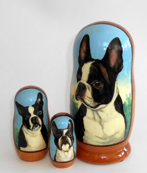 French bulldog nesting Doll Babooshki s